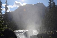 14 Athabasca Falls With Mount Kerkeslin Behind On Icefields Parkway.jpg